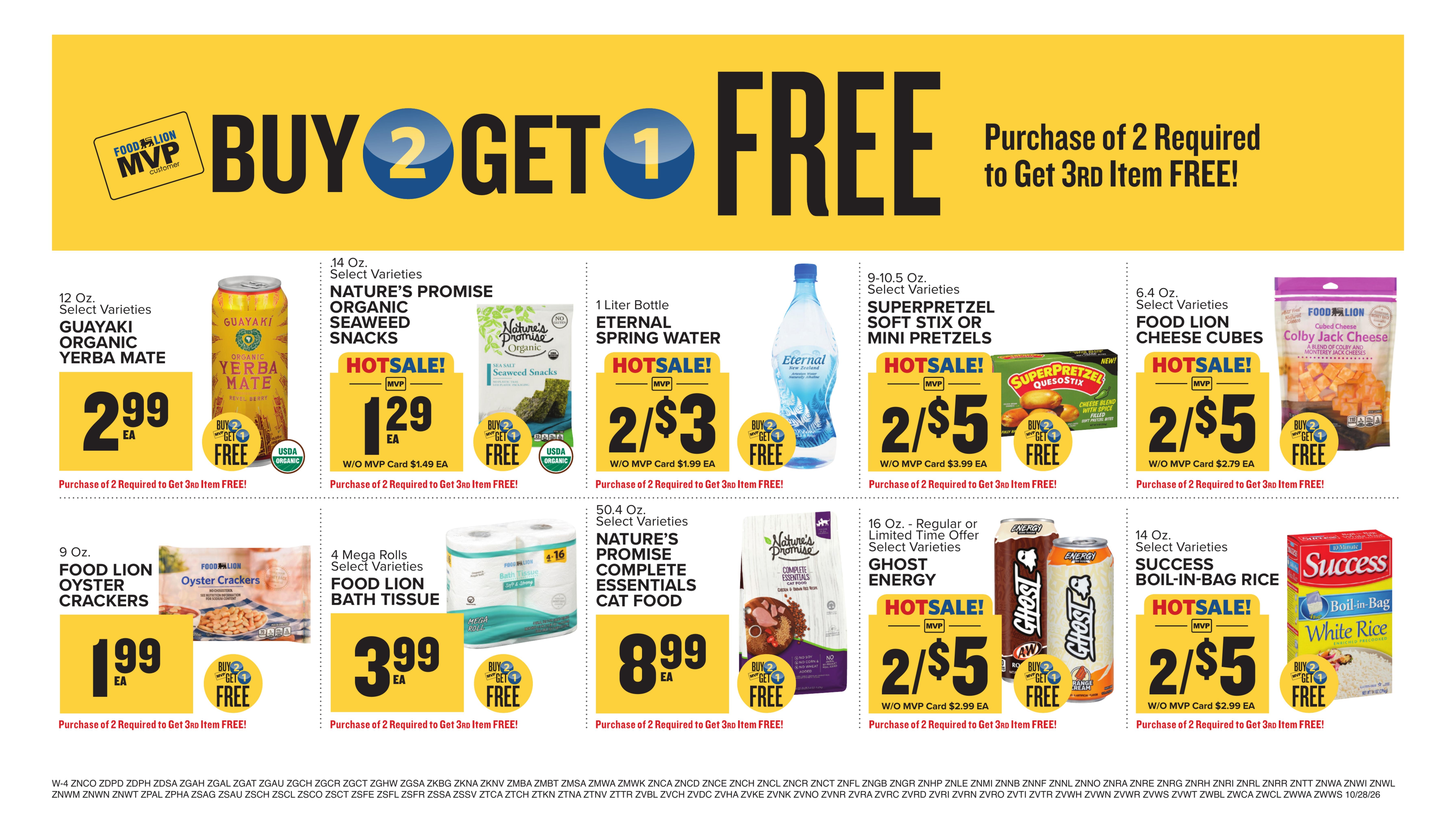 Food Lion (Mc Coll Area, SC) Weekly Ad October 28 - November 3, 2026