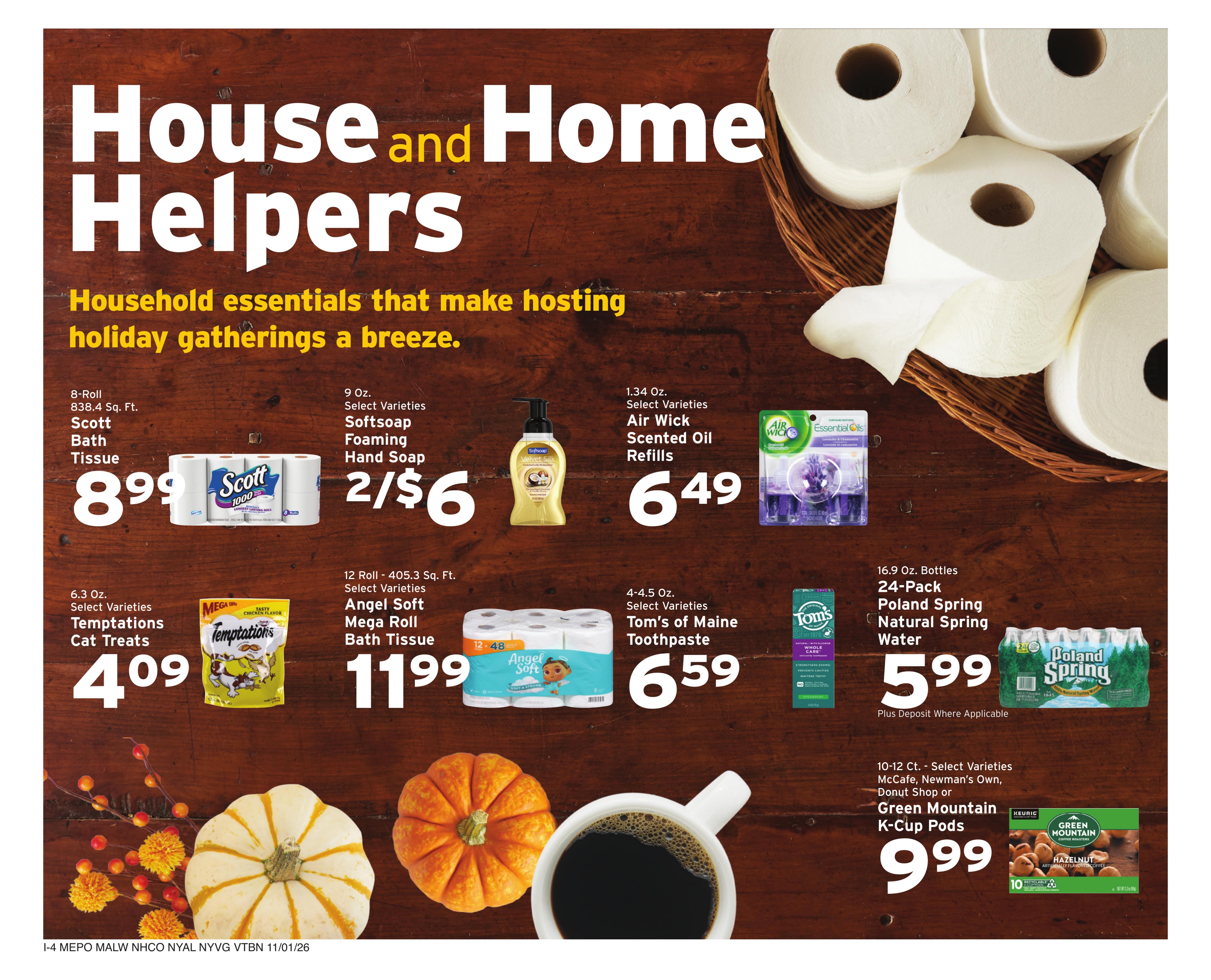 Hannaford (Portland Area, ME) Week 45 Flyer for Flipp App Weekly Ad November 1 - 7, 2026