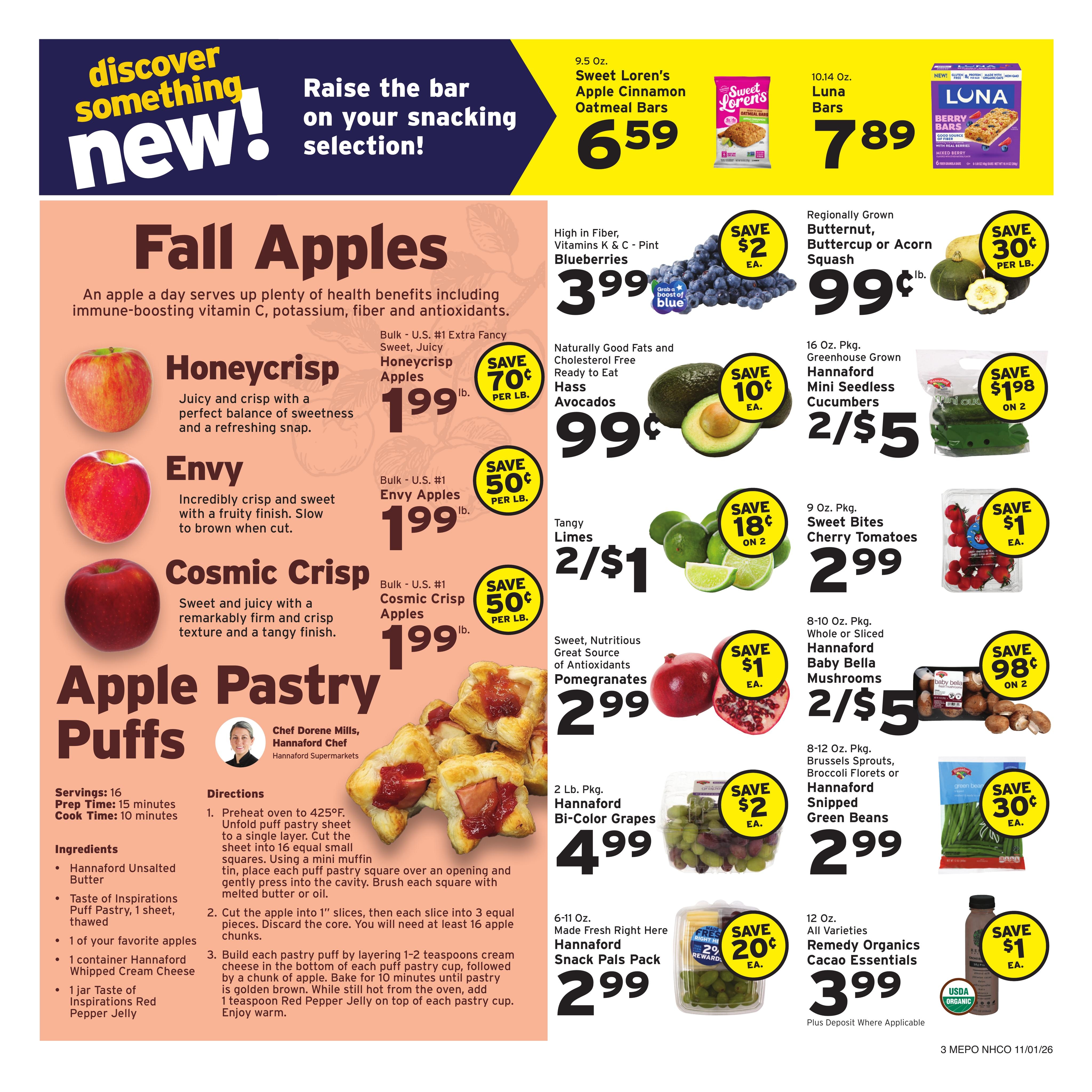 Hannaford (Portland Area, ME) Week 45 Flyer for Flipp App Weekly Ad November 1 - 7, 2026