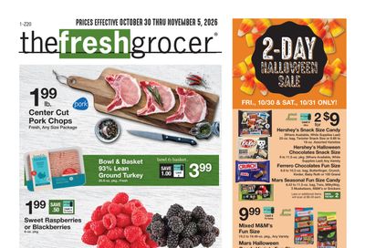 The Fresh Grocer (1880 Stefko Blvd, Bethlehem, PA) Weekly Ad October 30 - November 5, 2026