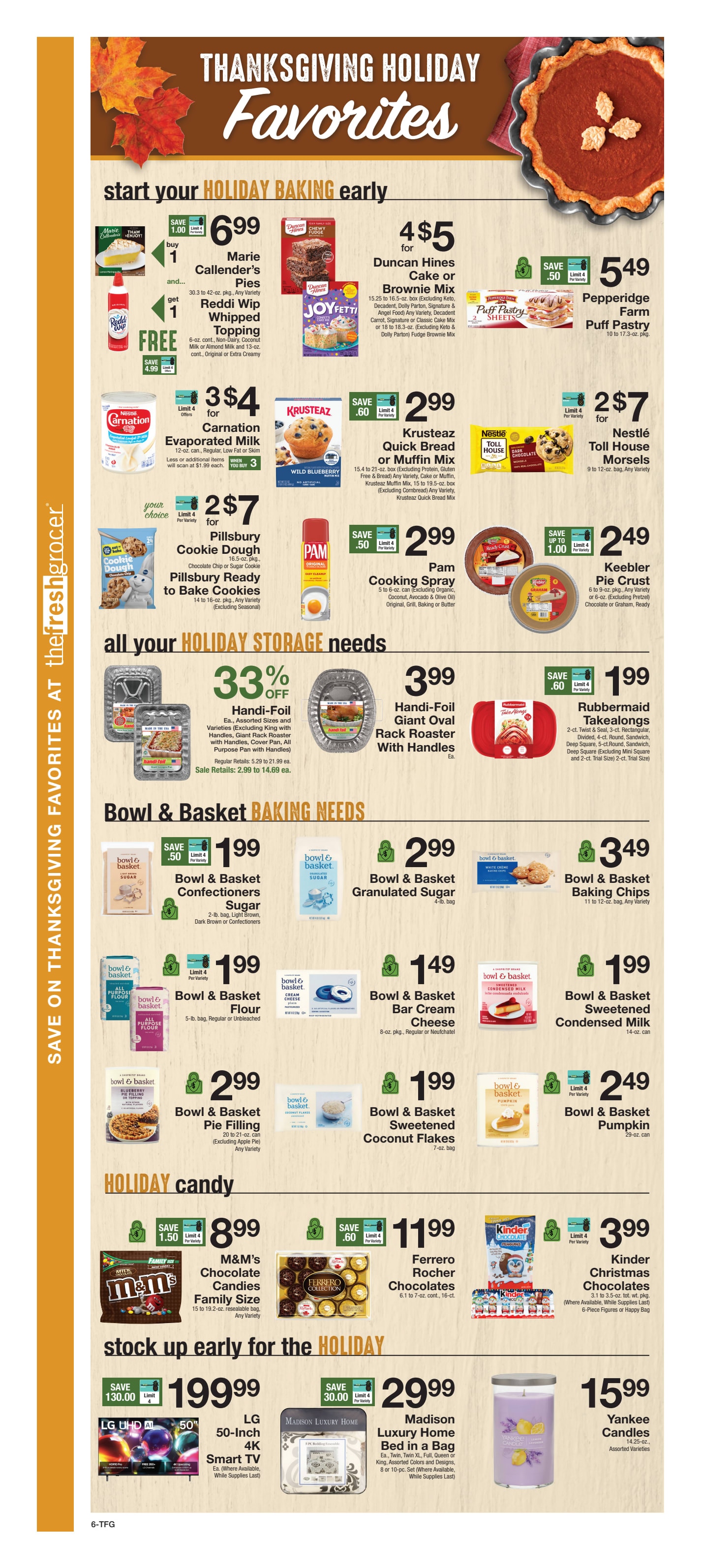 The Fresh Grocer (1880 Stefko Blvd, Bethlehem, PA) Weekly Ad October 30 - November 5, 2026