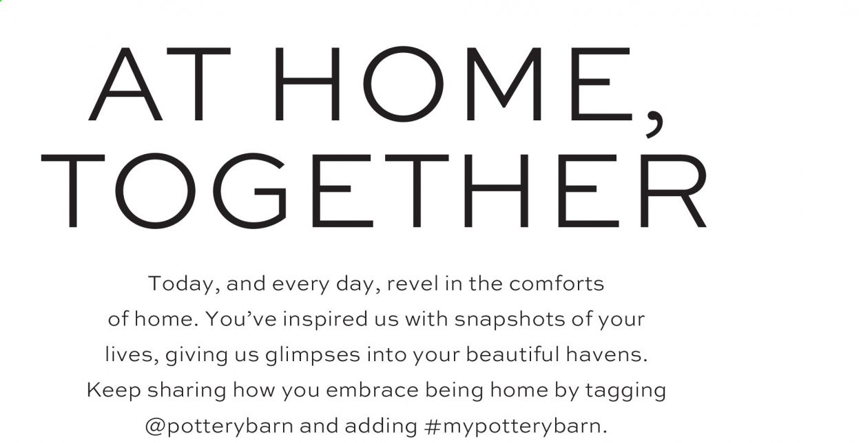 Pottery Barn Catalog 2020-2021