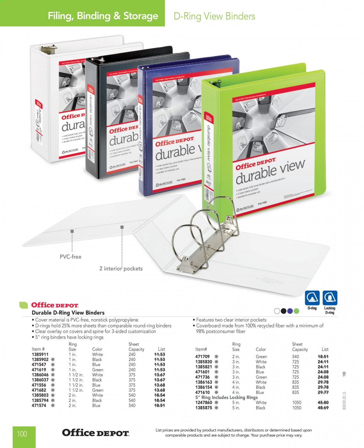 Office DEPOT Catalog 2020-2021