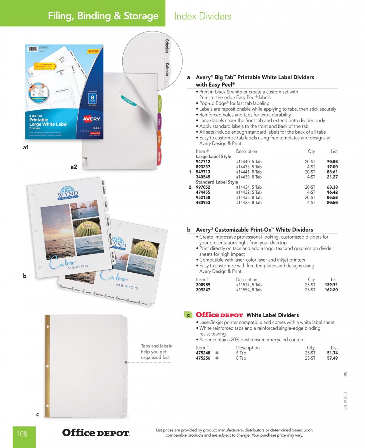 Office DEPOT Catalog 2020-2021
