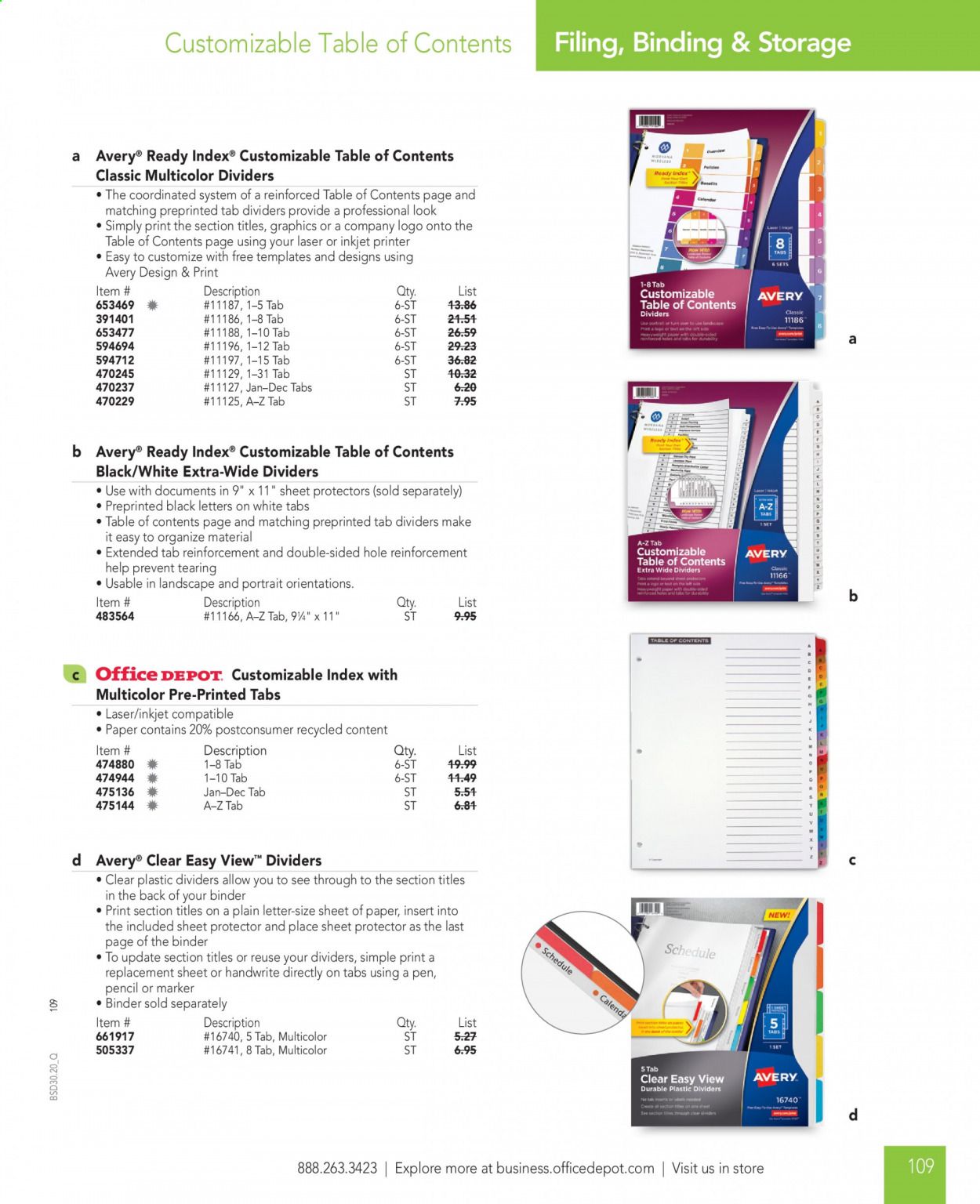 Office DEPOT Catalog 2020-2021