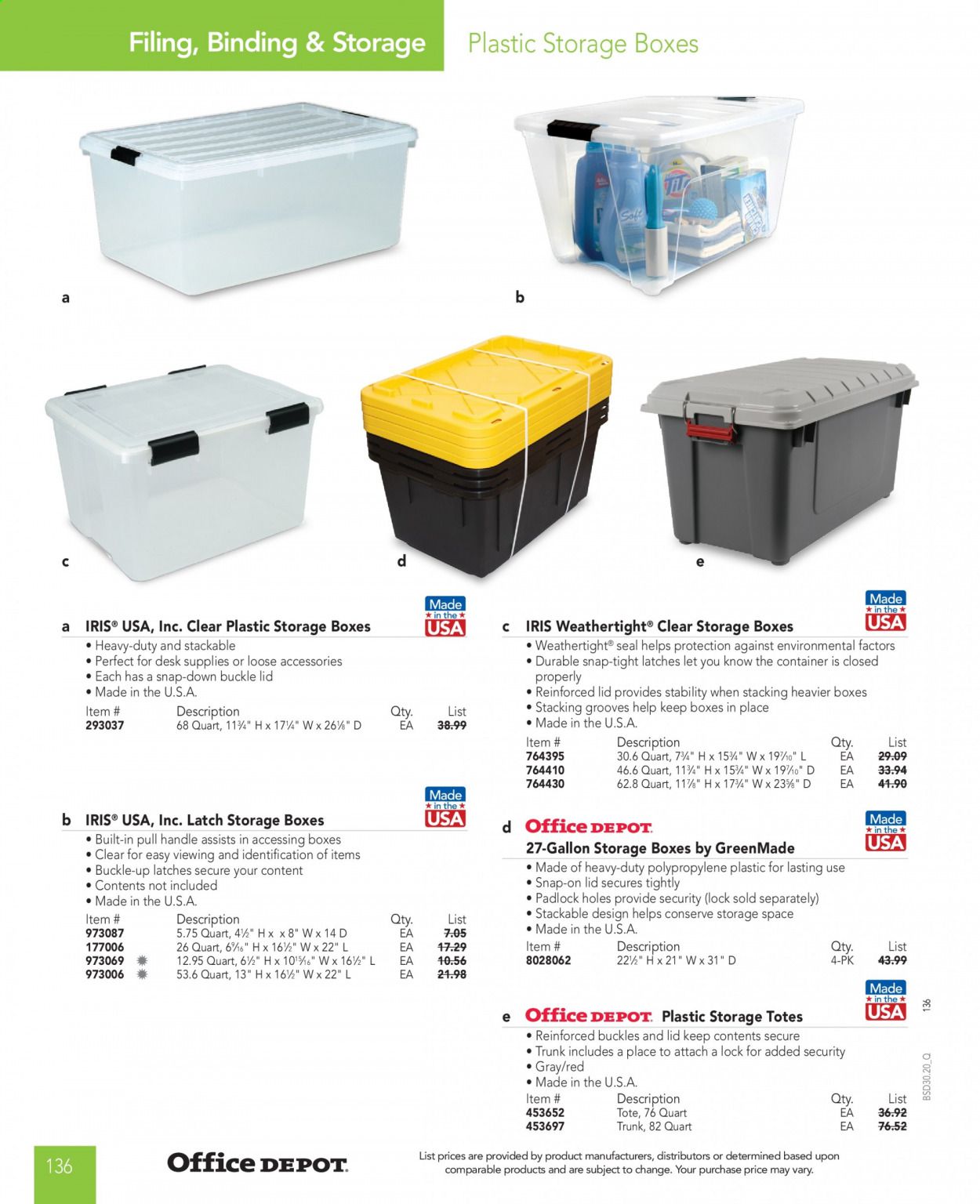 Office DEPOT Catalog 2020-2021