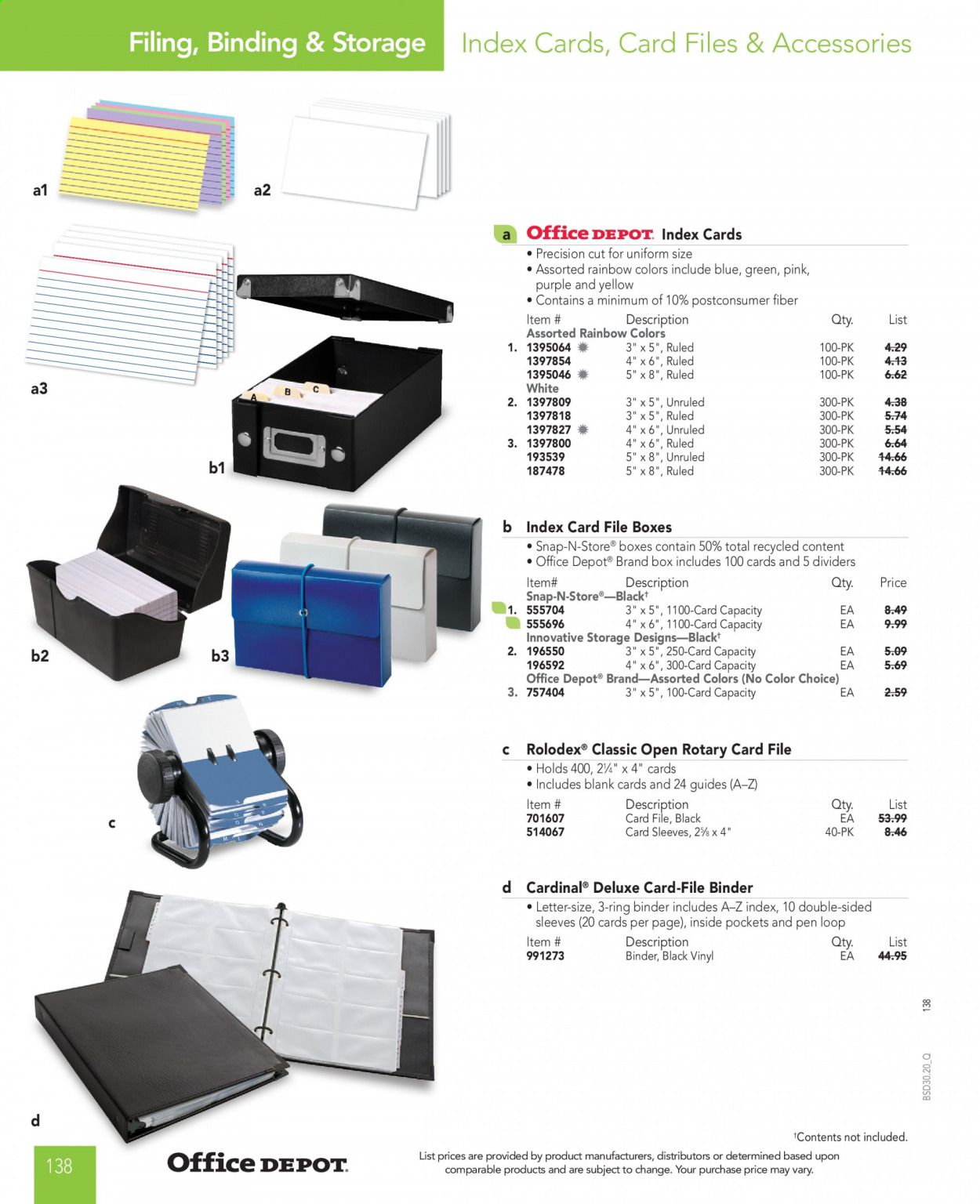 Office DEPOT Catalog 2020-2021