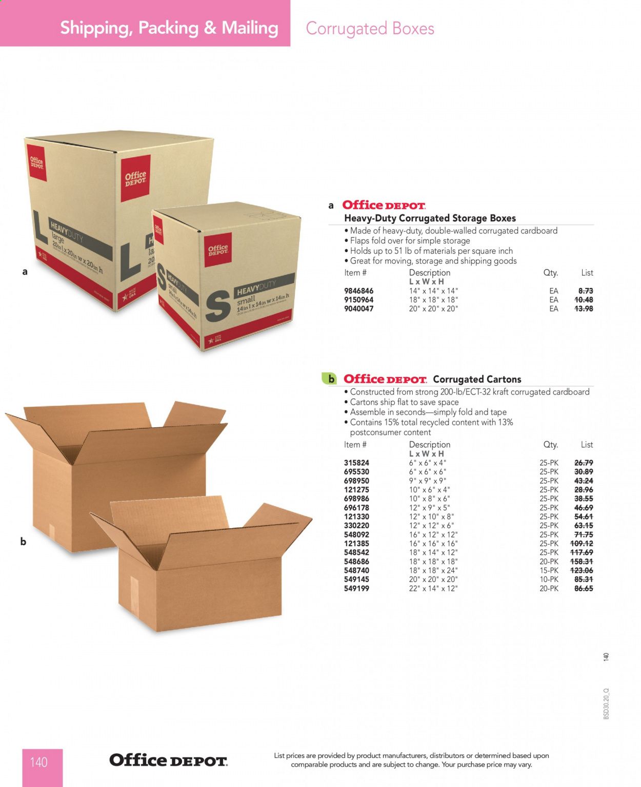 Office DEPOT Catalog 2020-2021