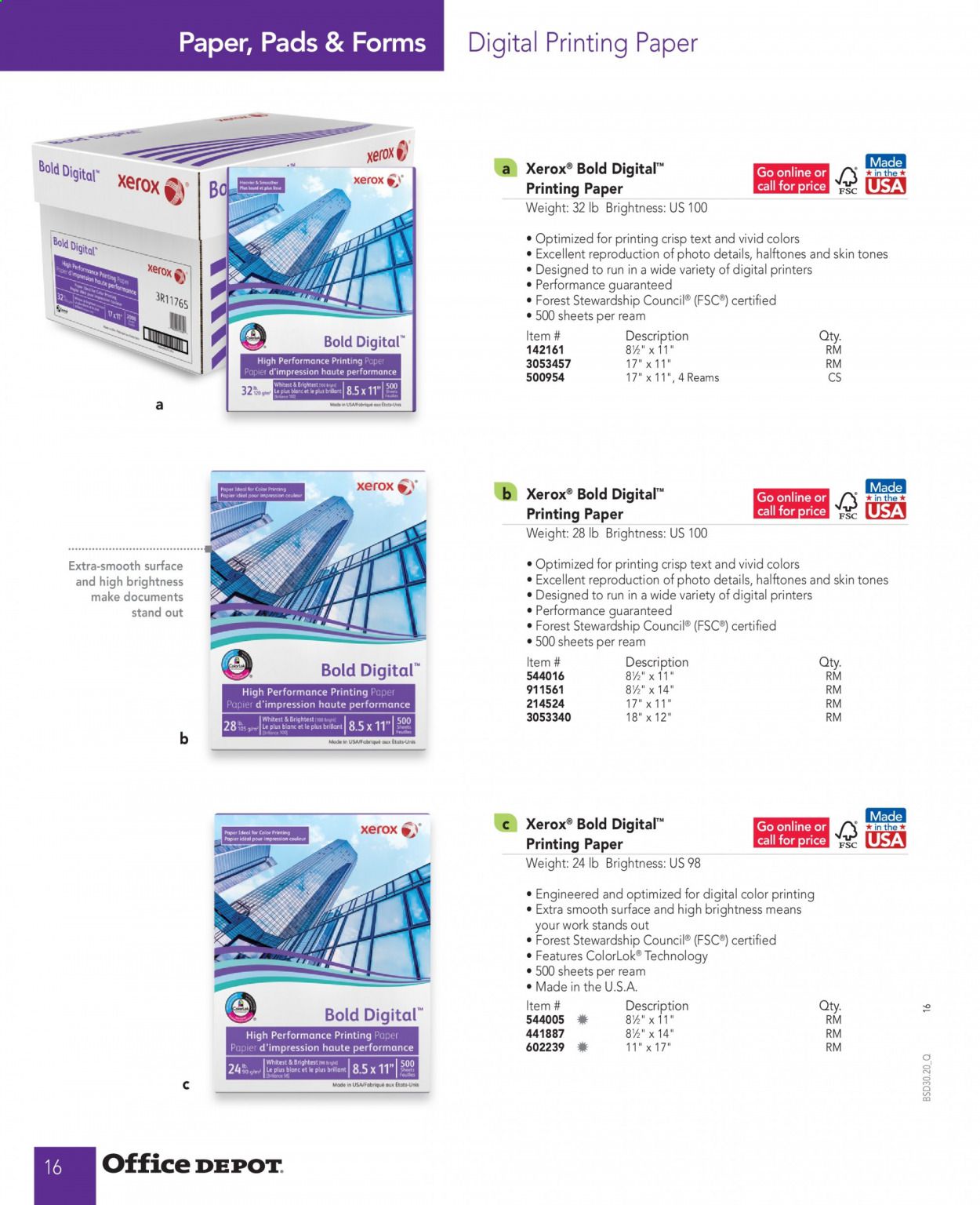 Office DEPOT Catalog 2020-2021