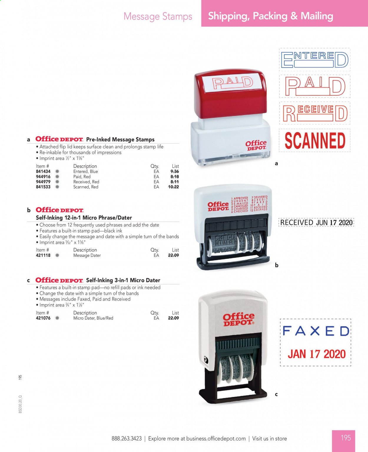 Office DEPOT Catalog 2020-2021