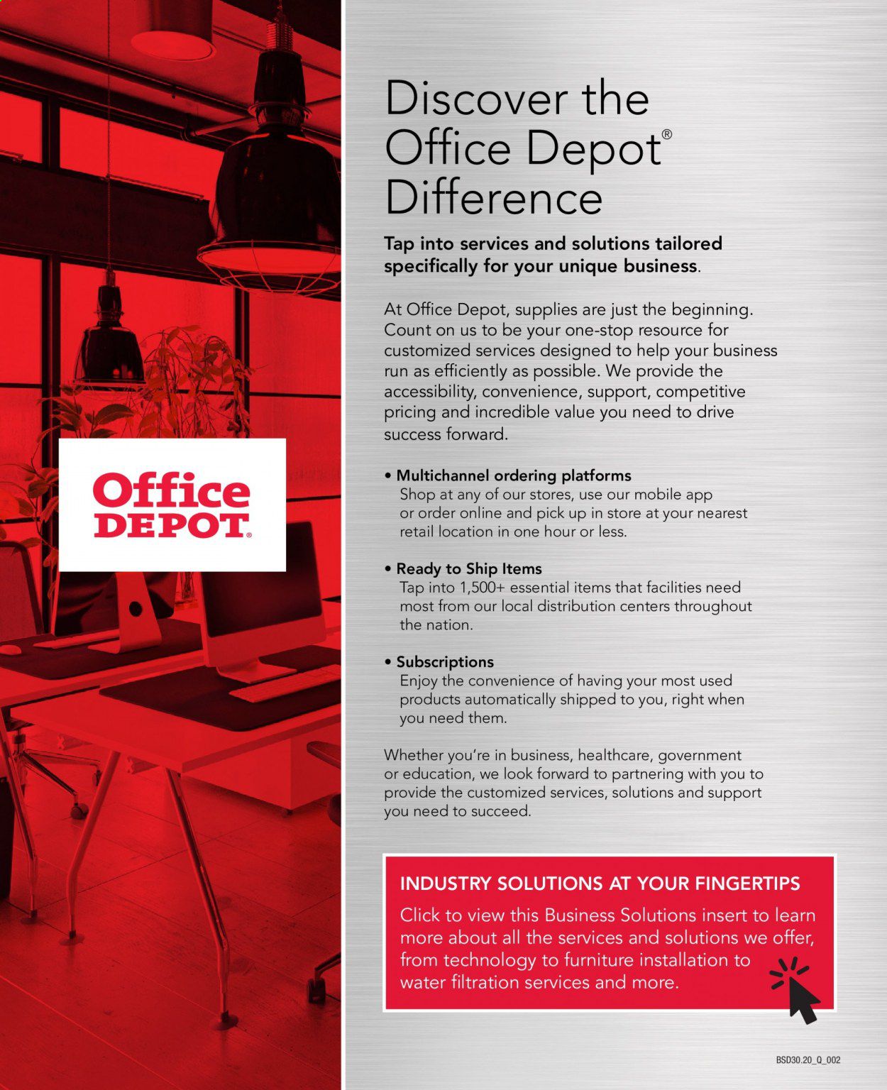 Office DEPOT Catalog 2020-2021