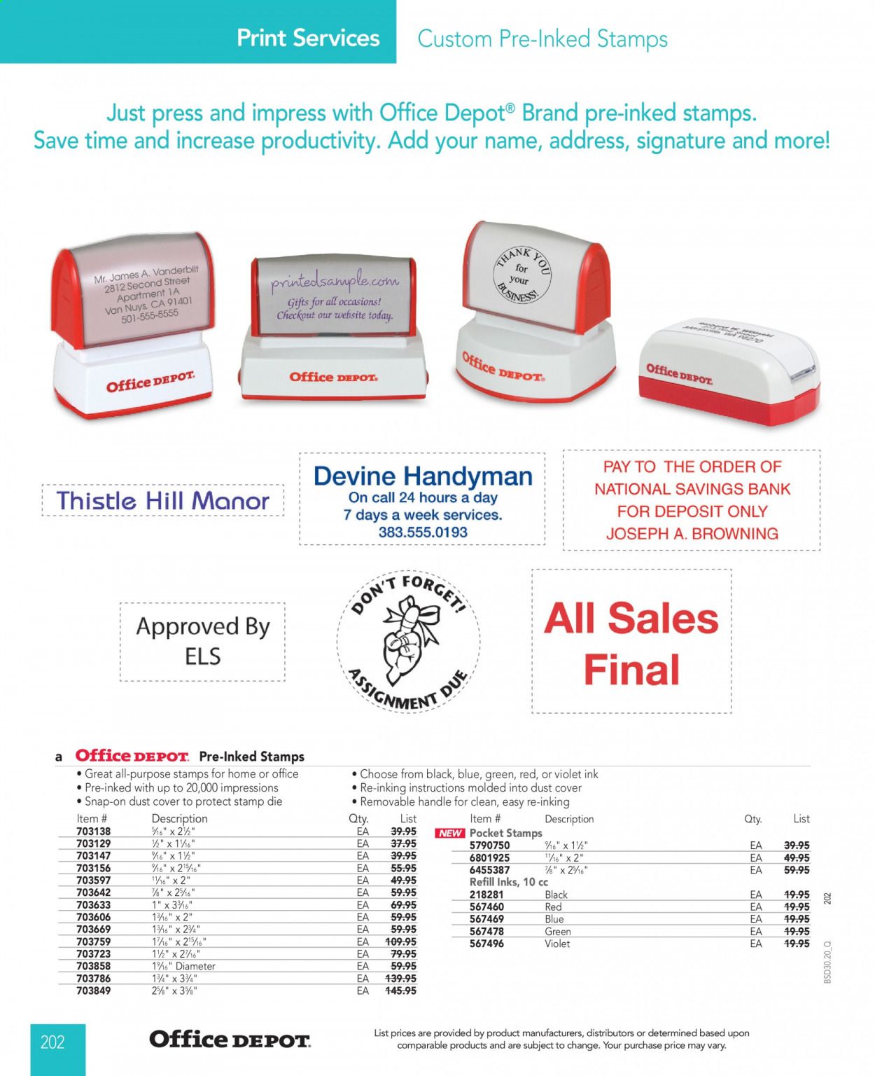 Office DEPOT Catalog 2020-2021