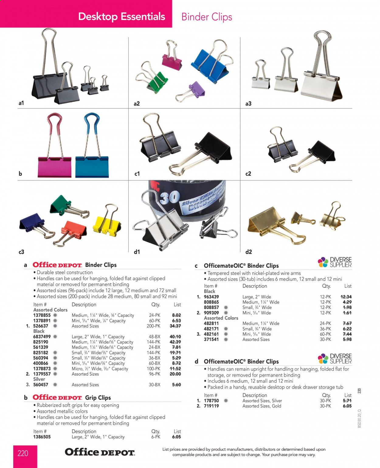 Office DEPOT Catalog 2020-2021