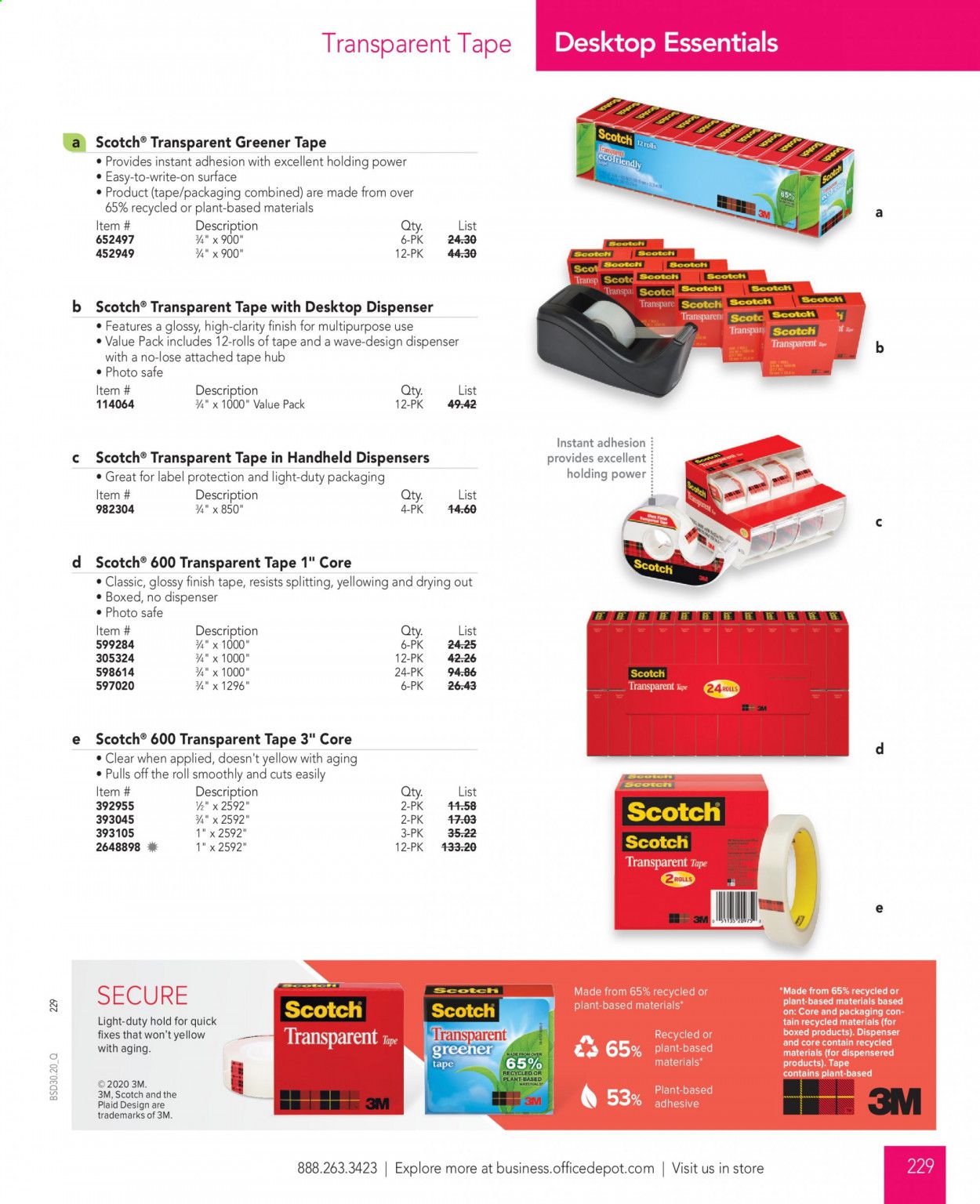 Office DEPOT Catalog 2020-2021