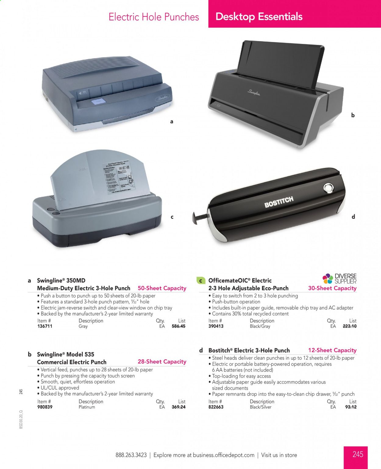 Office DEPOT Catalog 2020-2021
