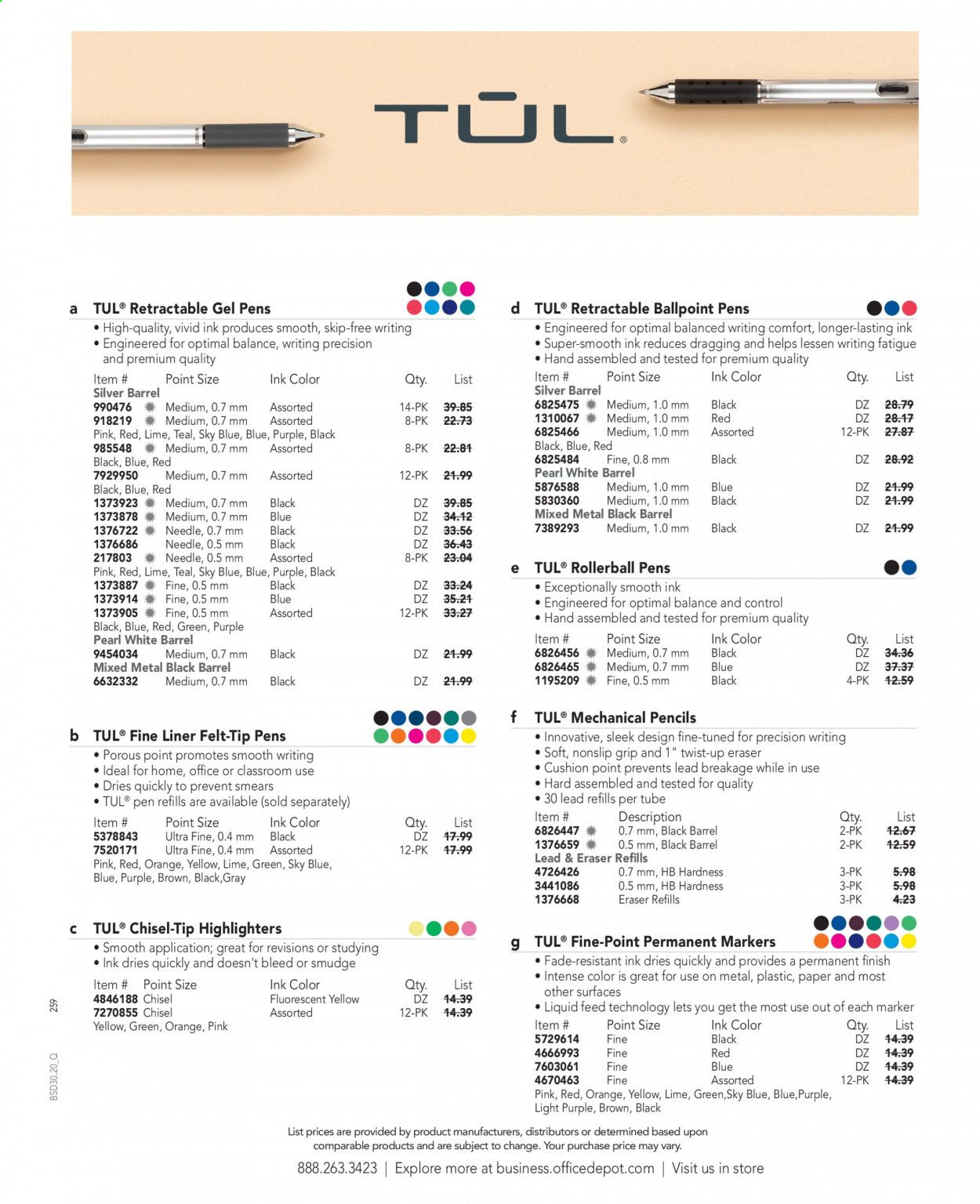 Office DEPOT Catalog 2020-2021