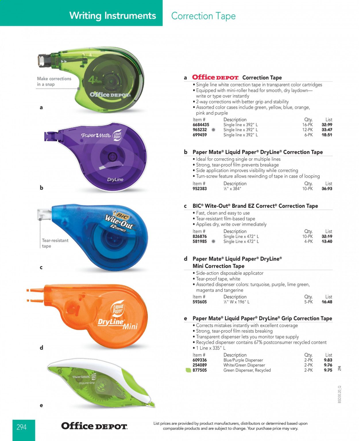 Office DEPOT Catalog 2020-2021