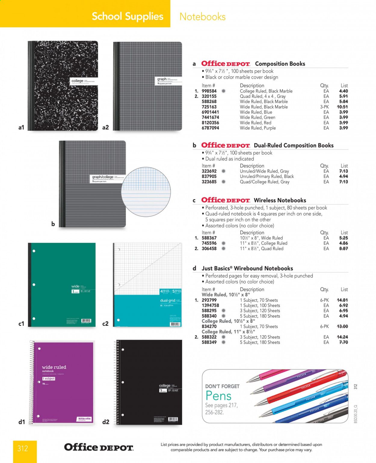 Office DEPOT Catalog 2020-2021