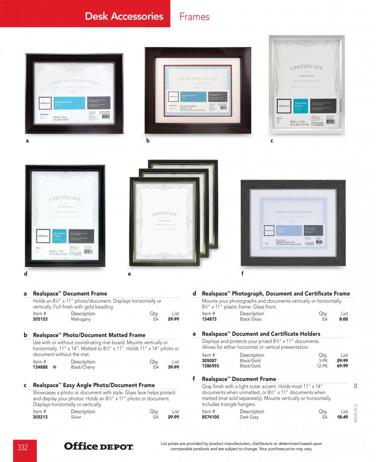 Office DEPOT Catalog 2020-2021