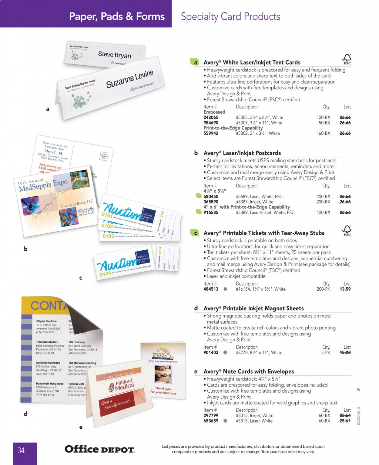 Office DEPOT Catalog 2020-2021