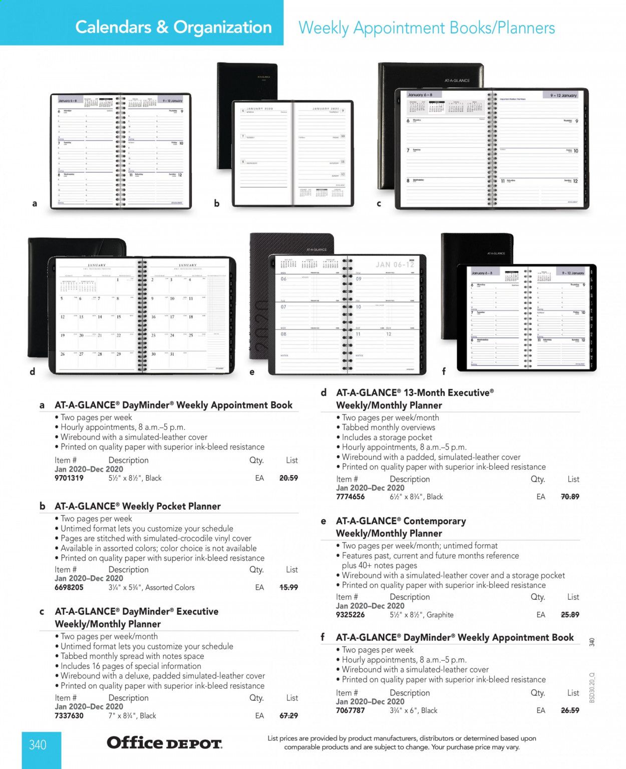 Office DEPOT Catalog 2020-2021