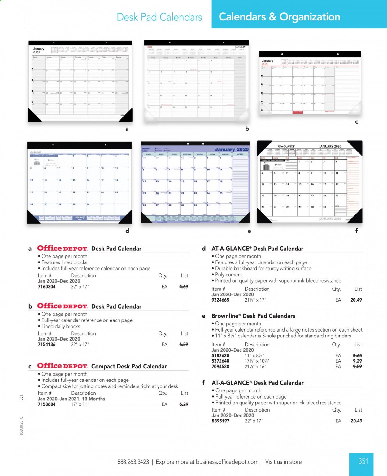 Office DEPOT Catalog 2020-2021