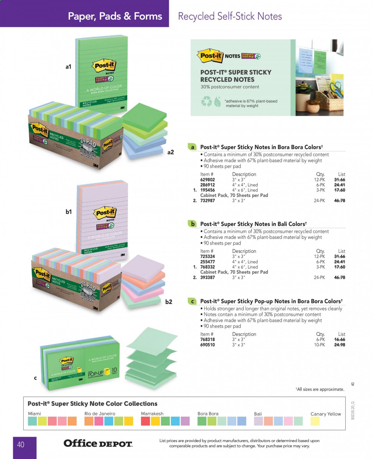 Office DEPOT Catalog 2020-2021