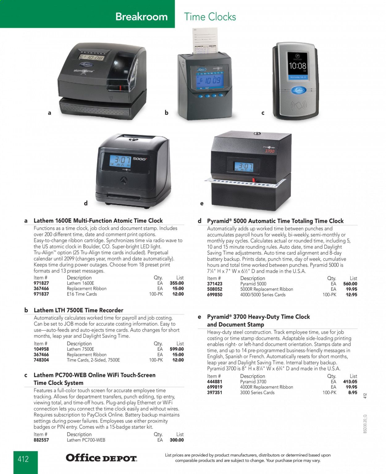 Office DEPOT Catalog 2020-2021