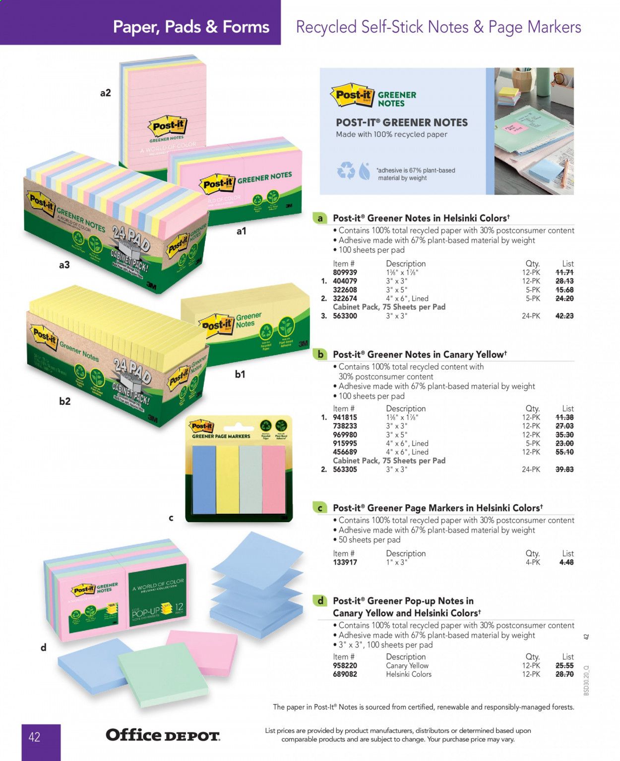 Office DEPOT Catalog 2020-2021