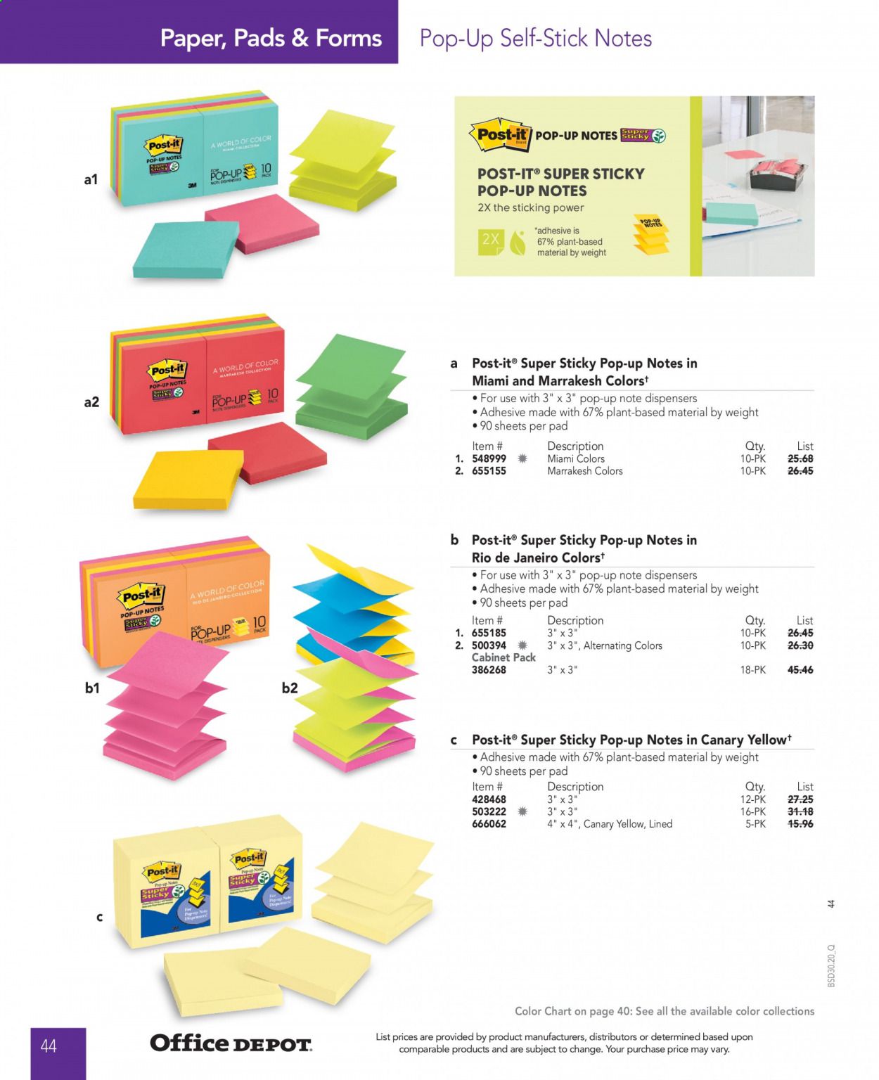 Office DEPOT Catalog 2020-2021