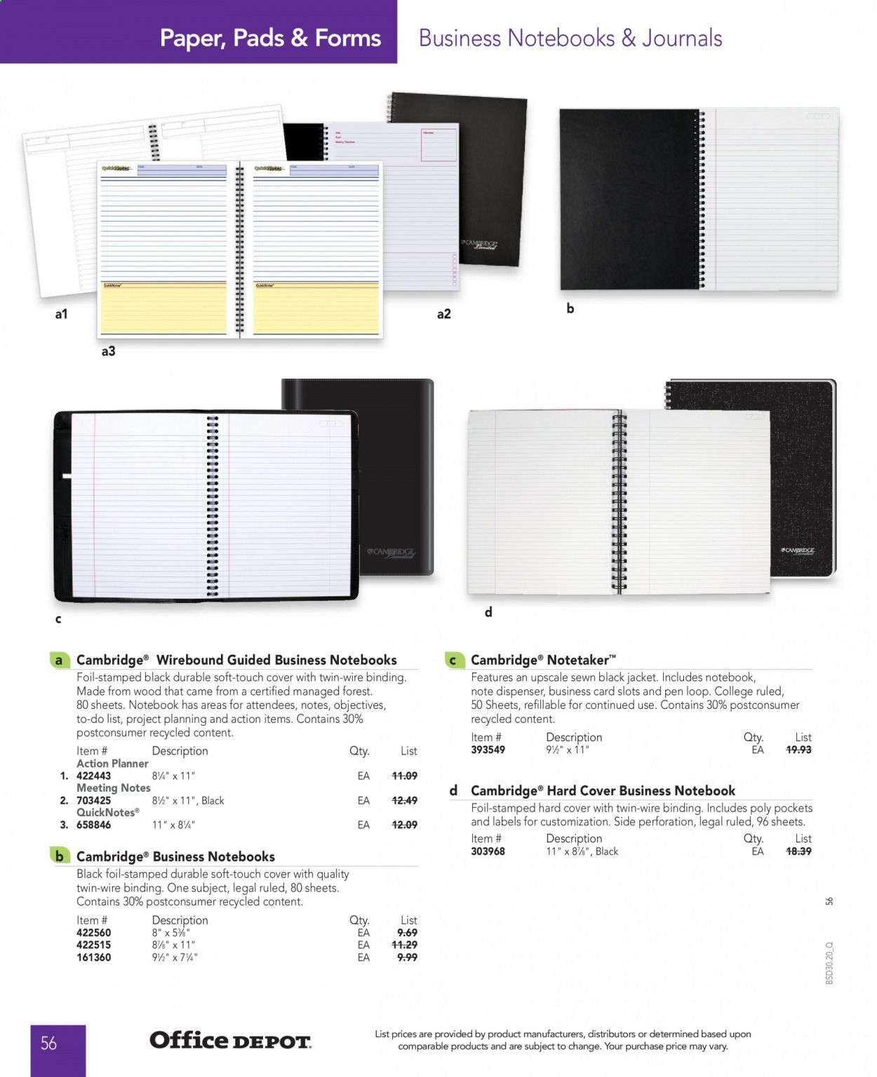 Office DEPOT Catalog 2020-2021