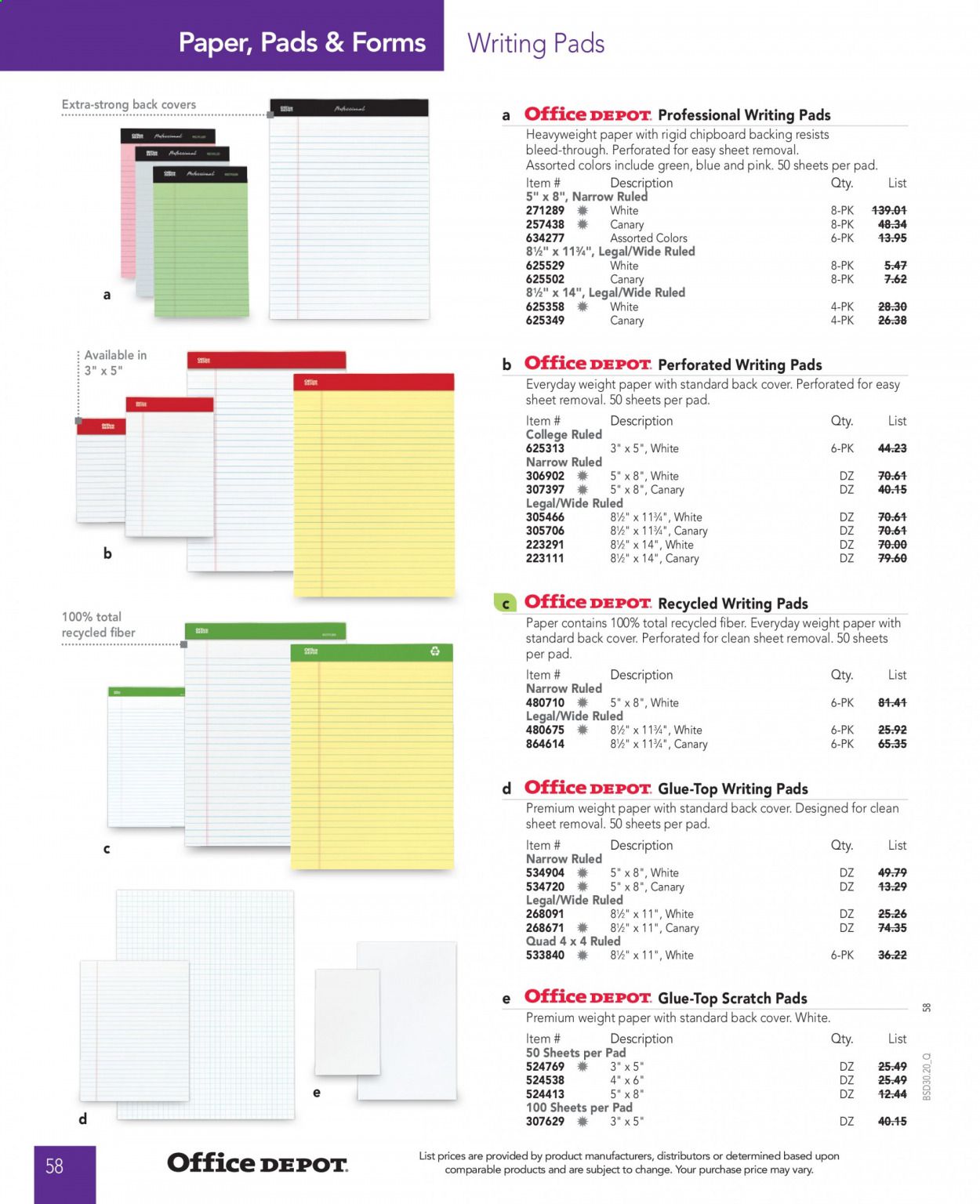 Office DEPOT Catalog 2020-2021
