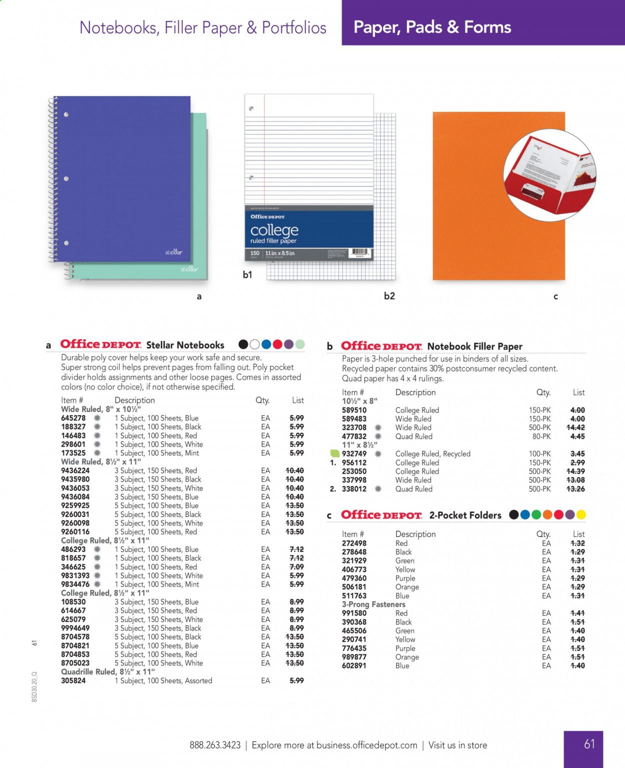 Office DEPOT Catalog 2020-2021