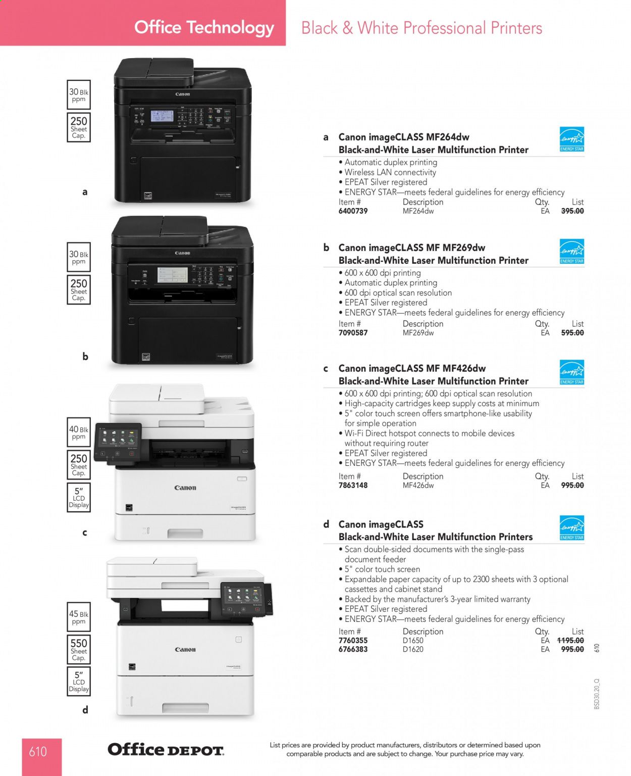 Office DEPOT Catalog 2020-2021