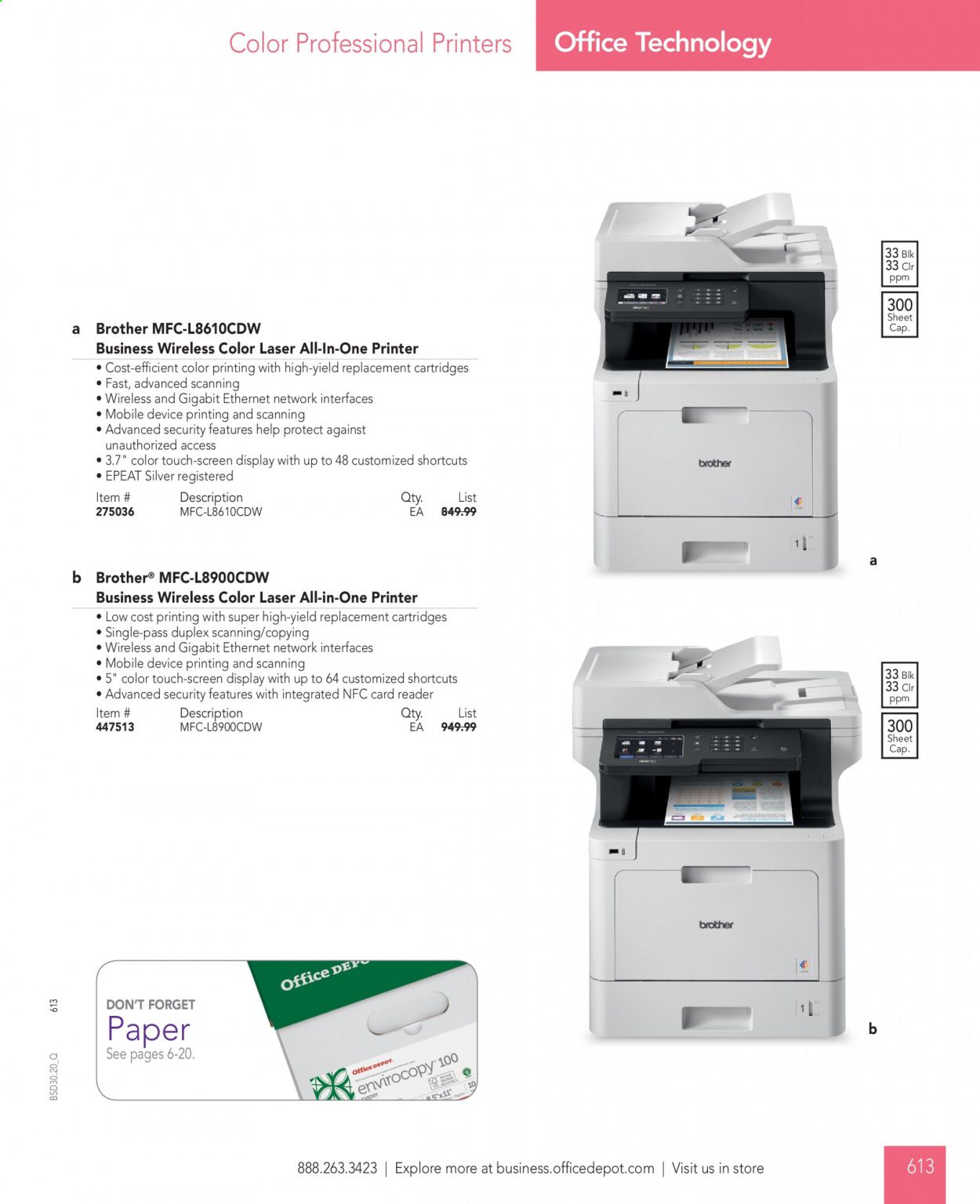 Office DEPOT Catalog 2020-2021