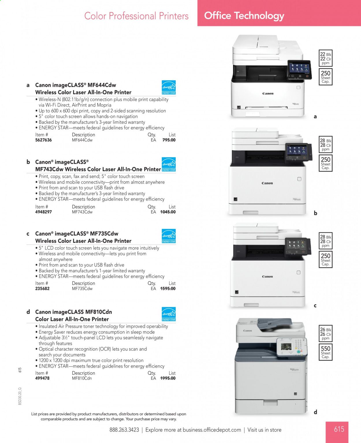 Office DEPOT Catalog 2020-2021