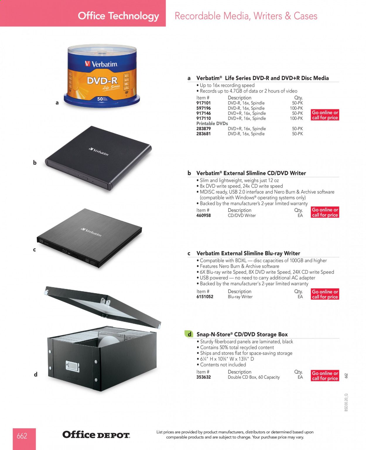 Office DEPOT Catalog 2020-2021