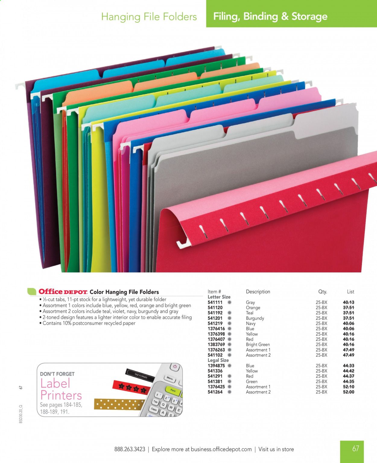 Office DEPOT Catalog 2020-2021
