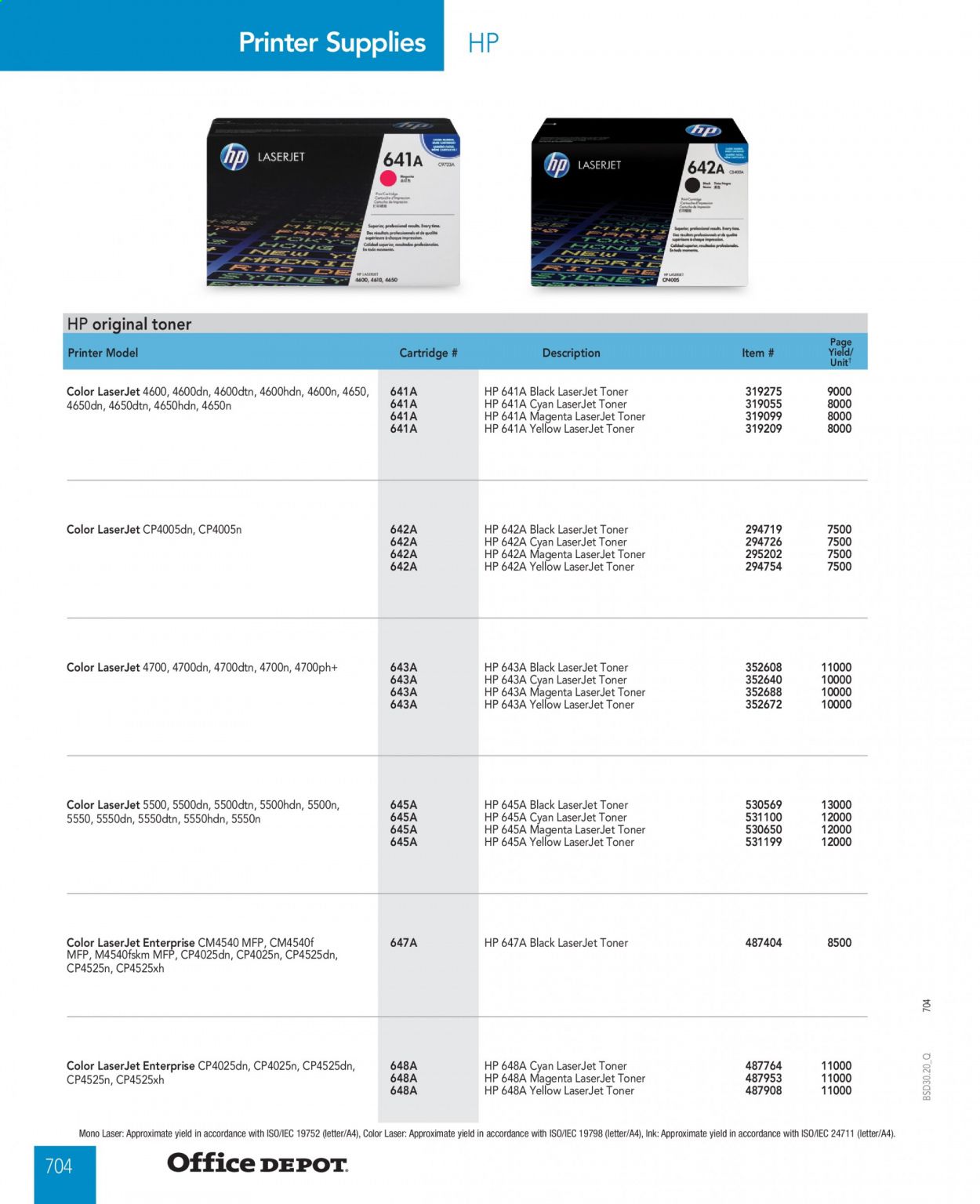 Office DEPOT Catalog 2020-2021