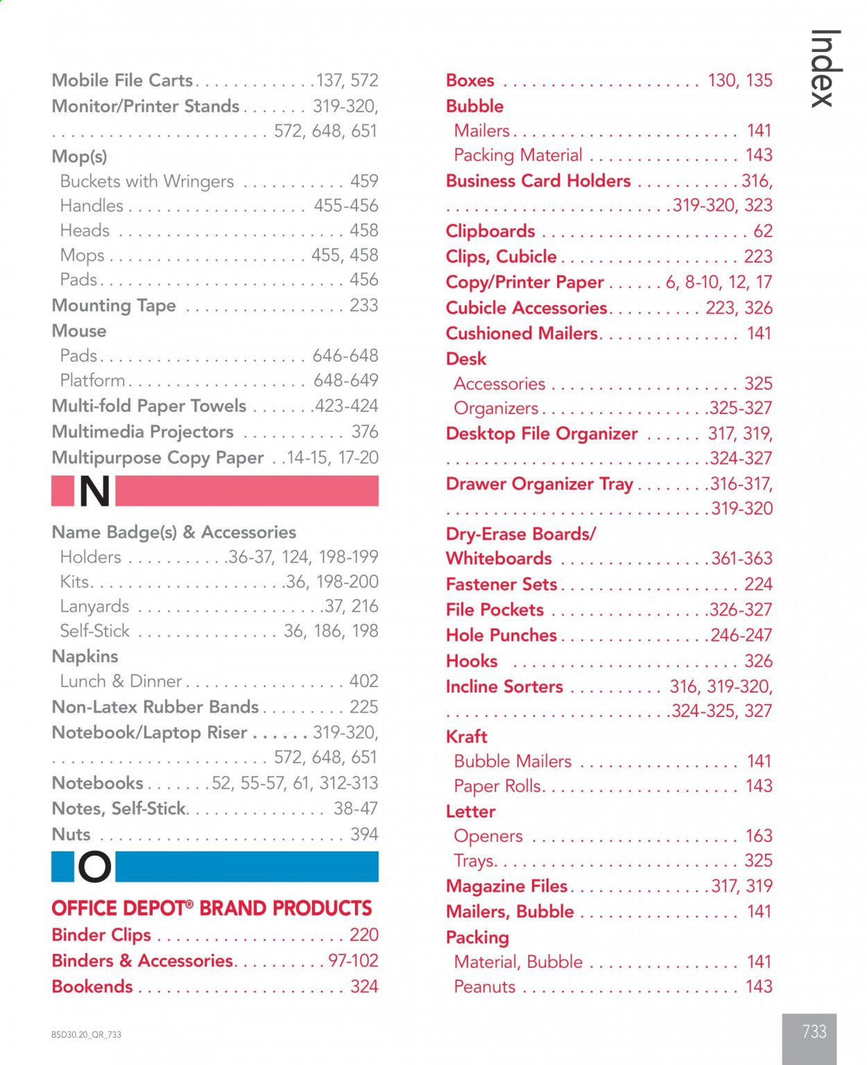 Office DEPOT Catalog 2020-2021