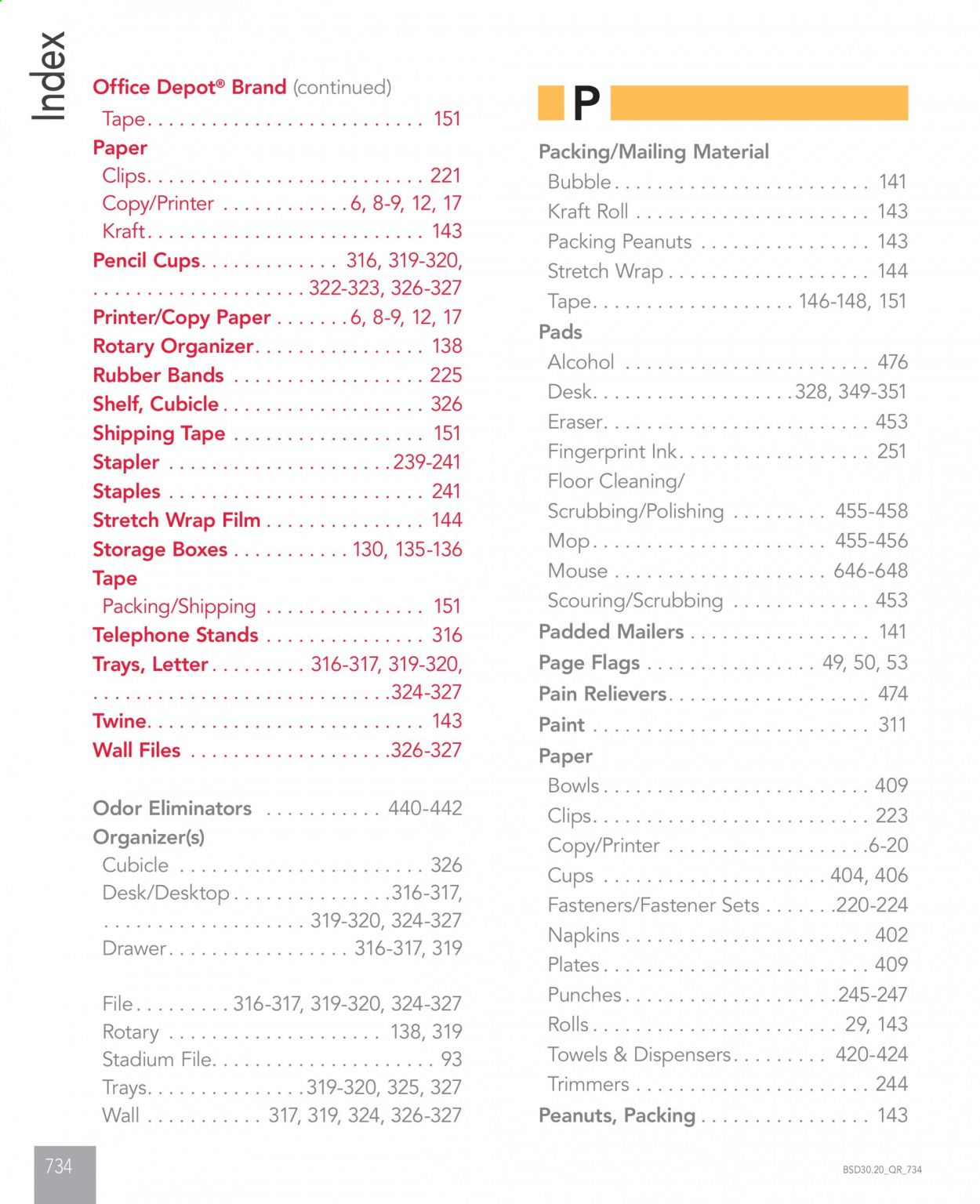 Office DEPOT Catalog 2020-2021