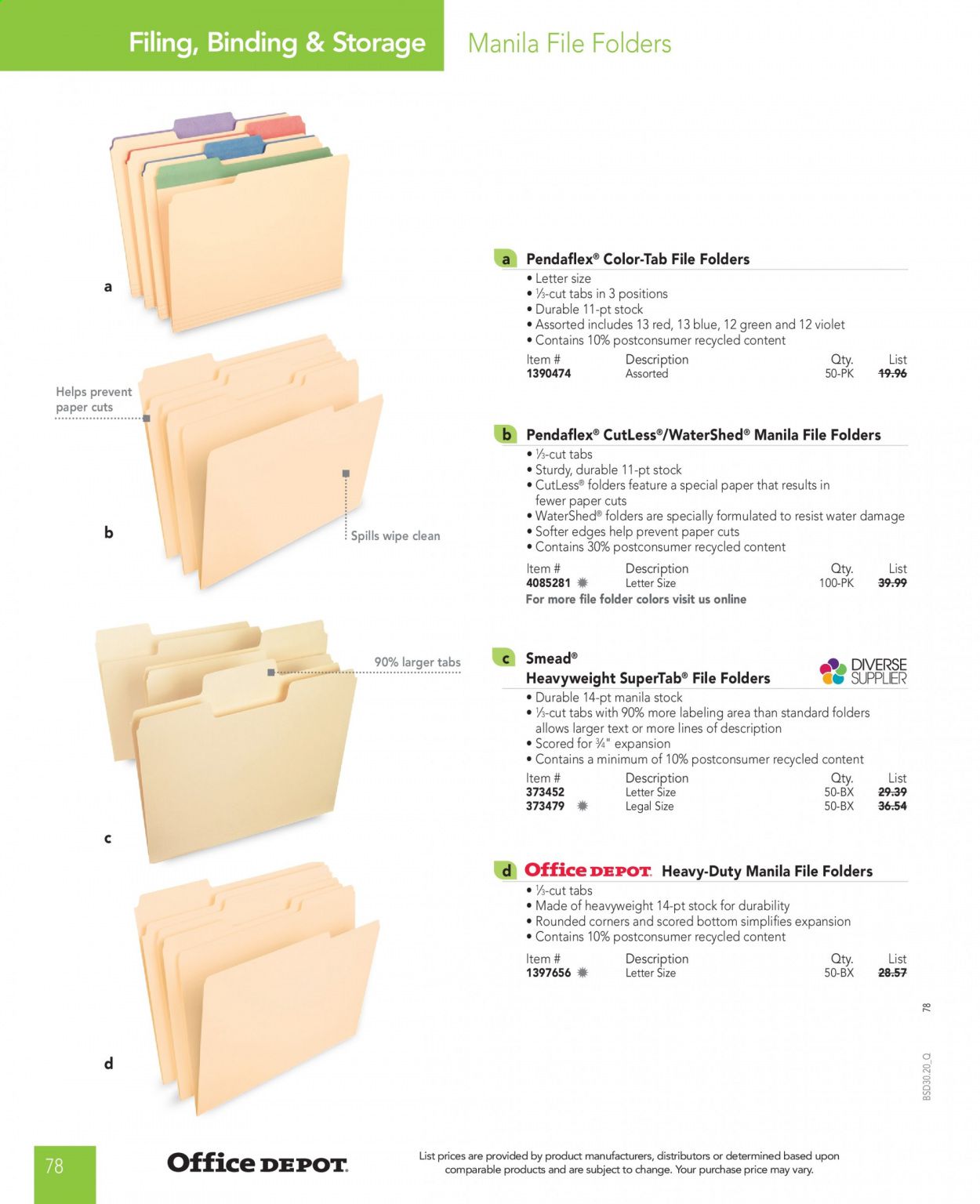 Office DEPOT Catalog 2020-2021