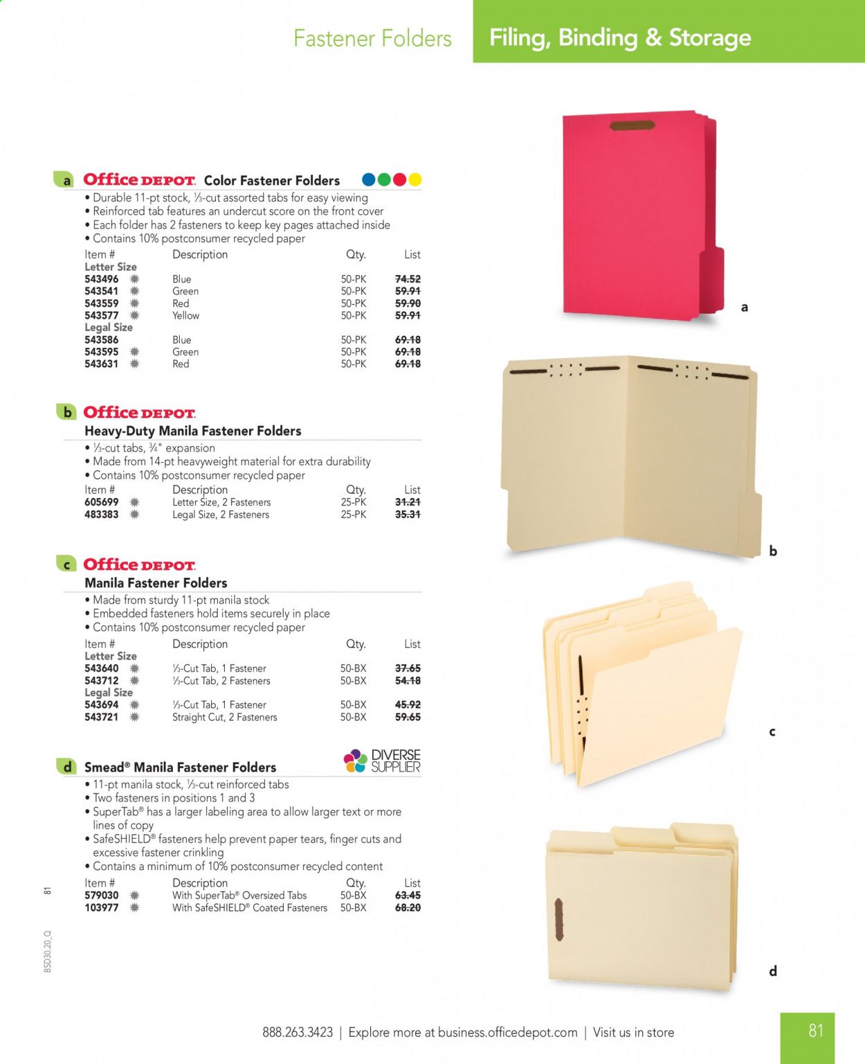 Office DEPOT Catalog 2020-2021