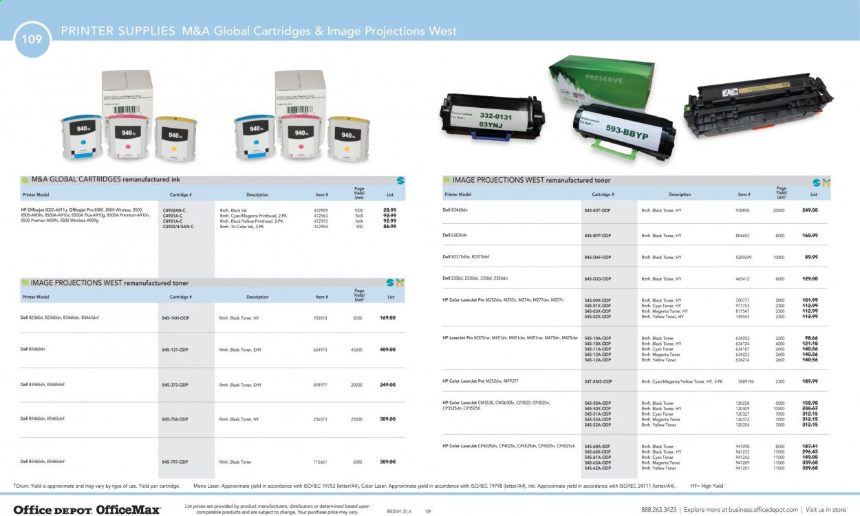 Office DEPOT Catalog 2020-2021