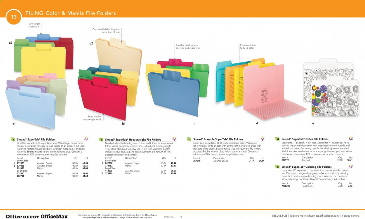 Office DEPOT Catalog 2020-2021