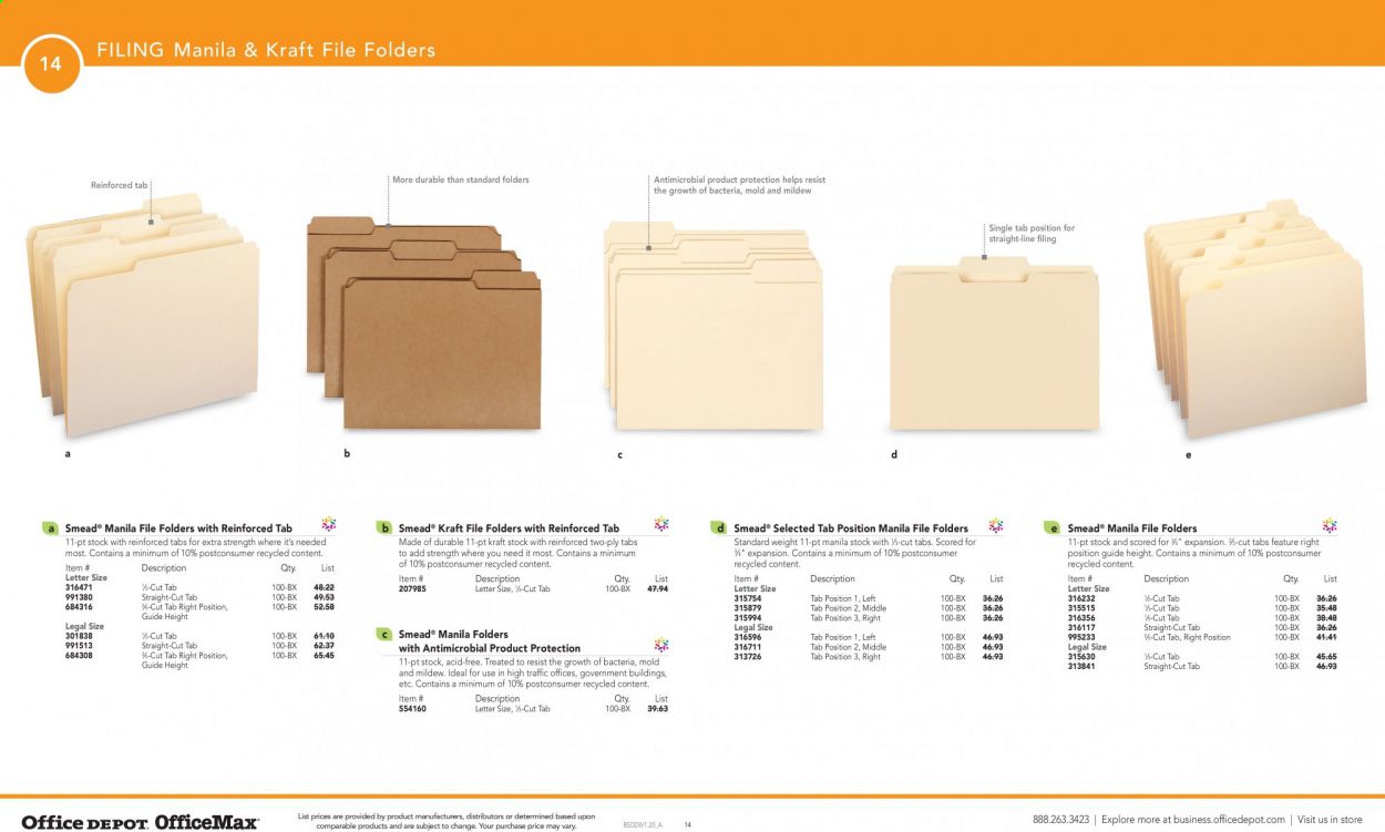 Office DEPOT Catalog 2020-2021