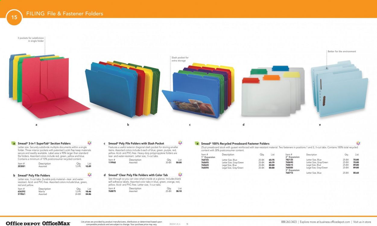 Office DEPOT Catalog 2020-2021