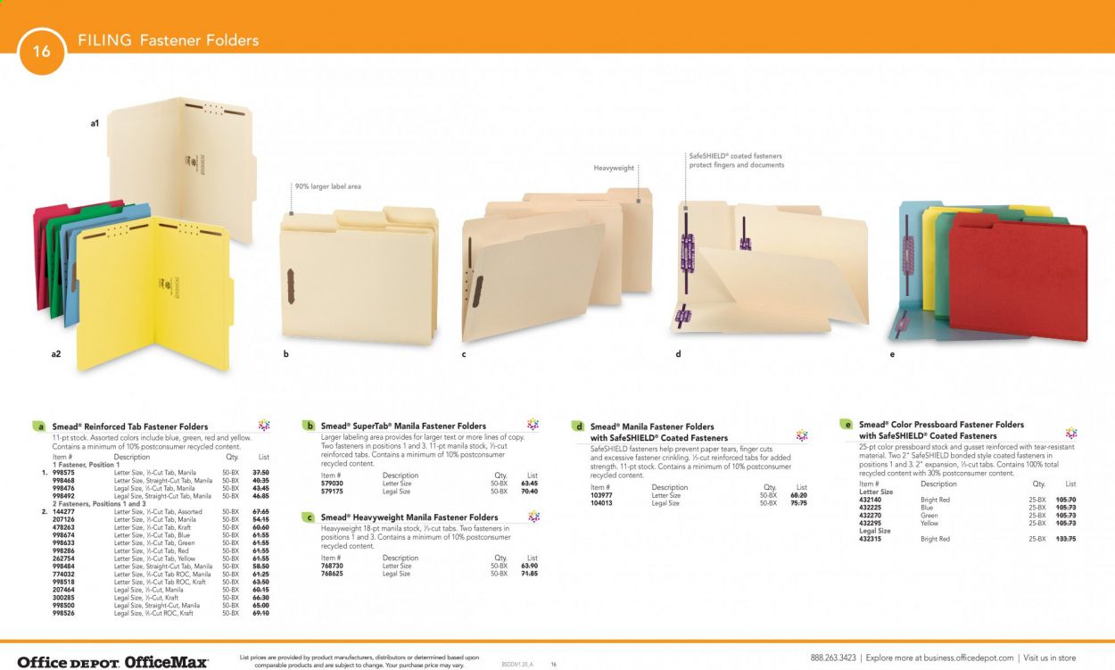 Office DEPOT Catalog 2020-2021