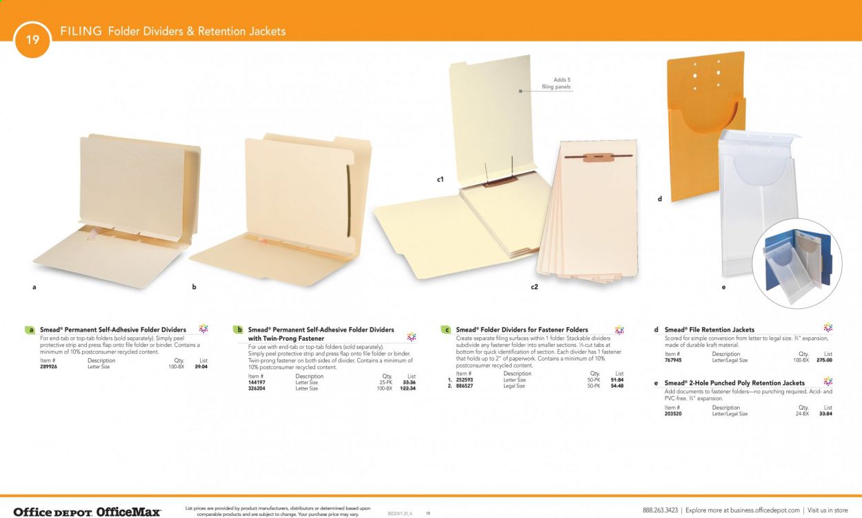 Office DEPOT Catalog 2020-2021