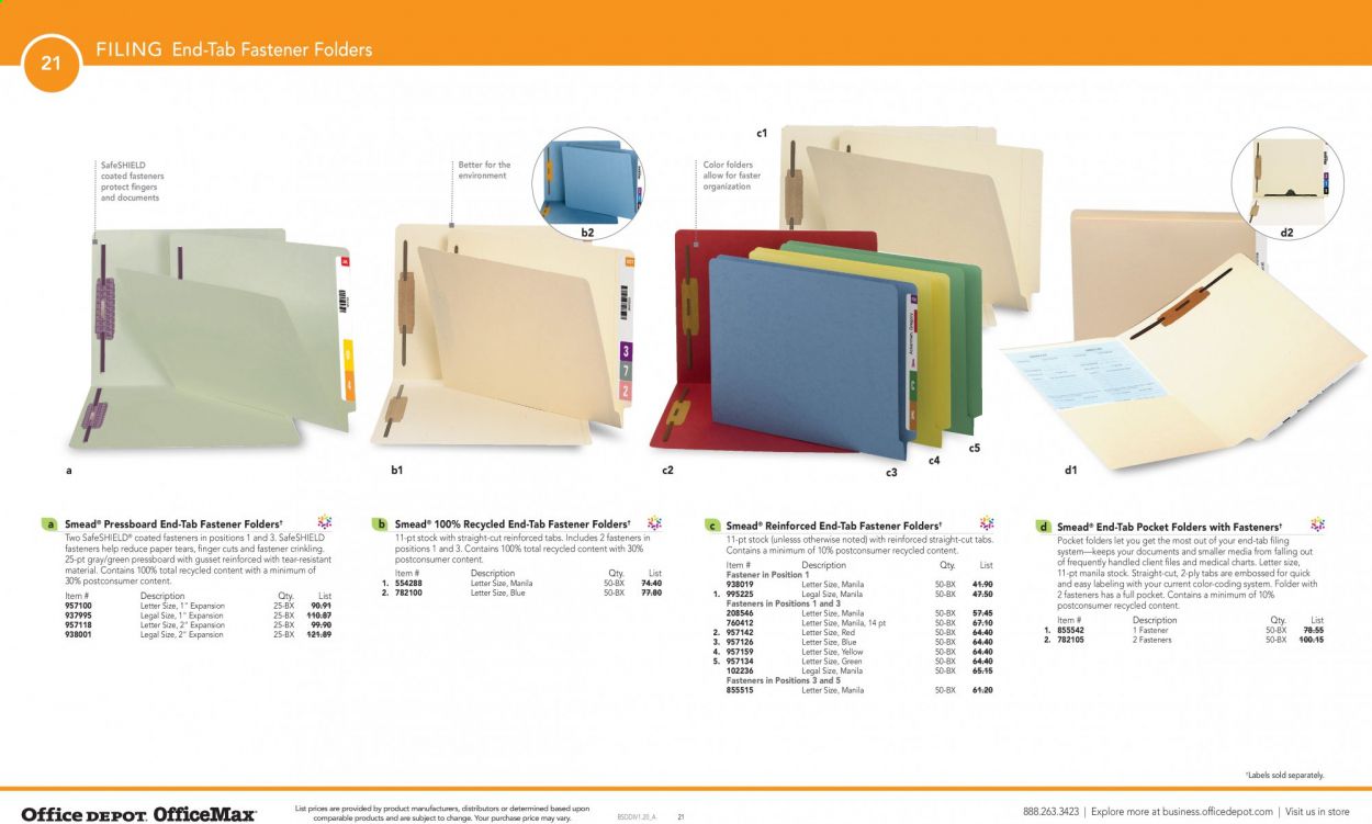 Office DEPOT Catalog 2020-2021